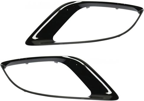 For Dodge Durango 2014-2020 Fog Light Bezel Driver and Passenger Side | Pair | Painted Black | Plastic | Front | Replacement For CH1038162, CH1039162 | 191275117521, 191275117569 in Saudi Arabia
