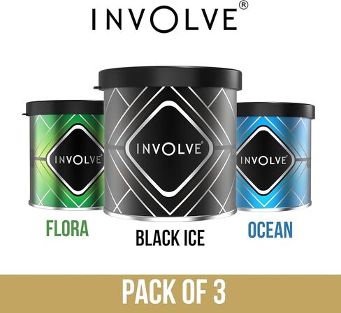 Involve ® ONE Mojito Lemon Organic Leakproof Car Perfume Fresh Scent Leak Proof Fiber Car Air Freshener IONE10 Car Accessories interior fresheners in Saudi Arabia