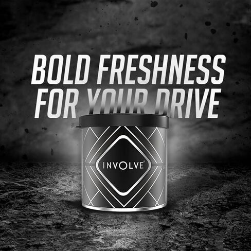 Involve ® ONE Mojito Lemon Organic Leakproof Car Perfume Fresh Scent Leak Proof Fiber Car Air Freshener IONE10 Car Accessories interior fresheners in Saudi Arabia