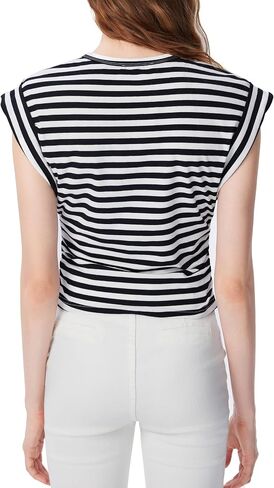 CIDER Women's Striped Sleeveless Tank Tops Crew Neck Casual Shirt for Summer in Saudi Arabia