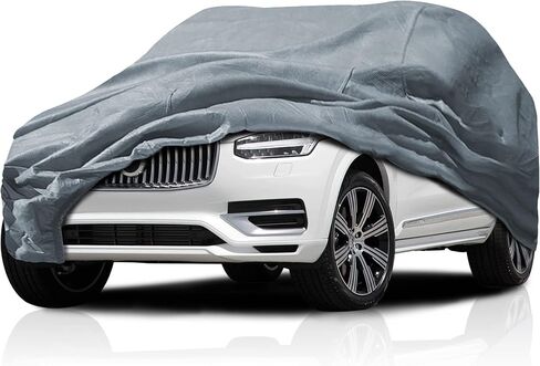 5 Layer Car Cover for Volvo XC60 2010-2025 SUV CUV 4-Door Semi Custom Fit Full Coverage Pollution, Dust, Sun, Snow, Rain, Hail All Weather Protection, Breathable in Saudi Arabia