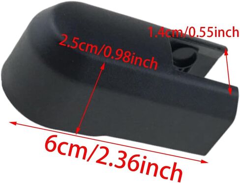 MACHSWON Rear Wiper Arm Cover Cap, Direct Replacement Rear Wiper Rocker Arm Cover and Cap, Compatible with Hyundai Santa Fe 2019-2021 98812F8000 (Black) in Saudi Arabia