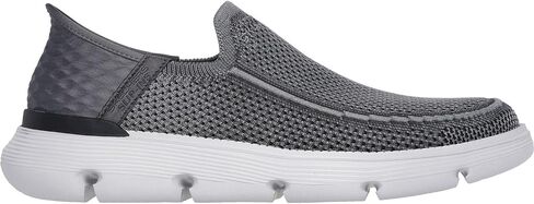 Skechers - Mens Garza - Brent Slip on Shoes ، الفحم الملون ، الحجم: 8.5 M US in Saudi Arabia