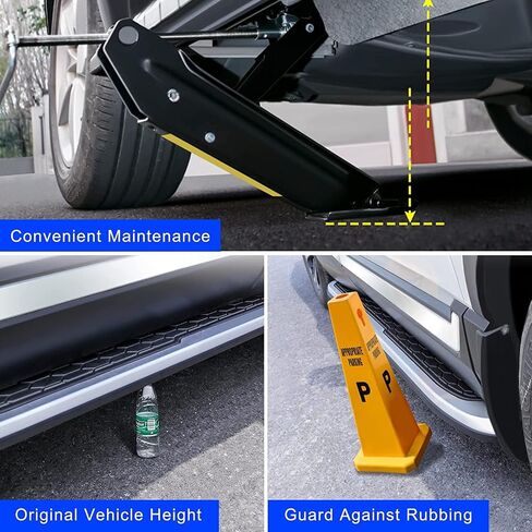 2 Pieces Aluminum Running Board Nerf Bar Side Step Fixed Pedal Fits for Honda CRV CR-V 2023 2024 2025(with Brackets) in Saudi Arabia