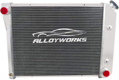 ALLOYWORKS 3 Row Core Aluminum Radiator For 1968-1974 Chevy Nova Multiple Chevrolet/Buick/Pontiac in Saudi Arabia