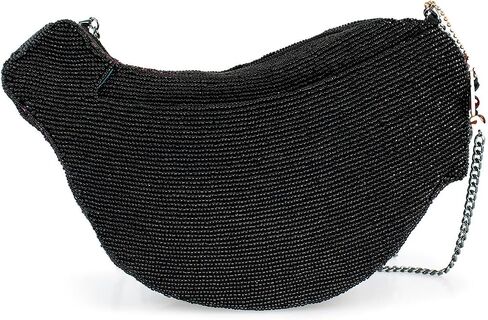 Mary Frances Lustrous Wings Beaded Crossbody Handbag Bird-Shaped Novelty Evening Purse, Multicolor in Saudi Arabia