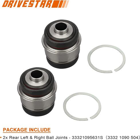 10PCS Rear Suspension Kit Upper Control Arm & Ball Joint Assembly, Fit 2000 2001 2002 2003 2004 2005 2006 for BMW E53 X5, 33326768269 33326770859 33326770860 33326770749 33551096735 33321095631S in Saudi Arabia