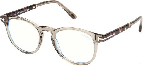 Tom Ford Eyeglasses FT 5891 -B 095 Transparent Olive, Shiny Rose Gold, t Logo in Saudi Arabia