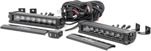 Rough Country 8 "Series Black Single Row Row LED Light | White Drl - 70728Bldrl in Saudi Arabia