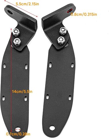 WeiSen 32" 180W Amber & White LED Curved Light Bar Kit with Memory Function Wiring Harness Rocker Switch and Mounting Brackets Compatible with Polaris RZR XP1000 900 2014-2023 in Saudi Arabia