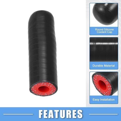 سدادات سائل التبريد العالمي للسيليكون كبسولة تناول خرطوم خراطيم نهاية 8 مم 0.31 in Kuwait