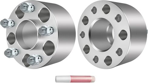 ECCPP 2PCS 1 inch Hubcentric Wheel Spacers 5x4.75 to 5x4.75 Fit for 1982-1991 for S15 1990-2005 for Jimmy 1968-2013 for Corvette with 12x1.5 Studs in Saudi Arabia
