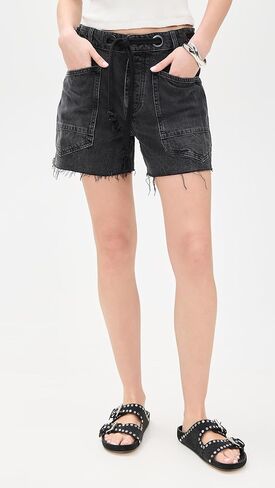 Free People Women's Moxie Shorts, Truest Blue, 29 in Kuwait