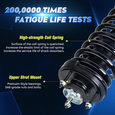 Front Strut Shock Assembly for Ford Crown Victoria w/o Taxi Package 2003-2011, for Lincoln Town Car Sedan w/o Commercial Chassis, for Mercury Grand Marquis w/o Police & Taxi Package in Saudi Arabia