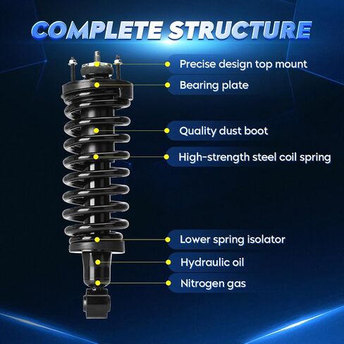 Front Strut Shock Assembly for Ford Crown Victoria w/o Taxi Package 2003-2011, for Lincoln Town Car Sedan w/o Commercial Chassis, for Mercury Grand Marquis w/o Police & Taxi Package in Saudi Arabia