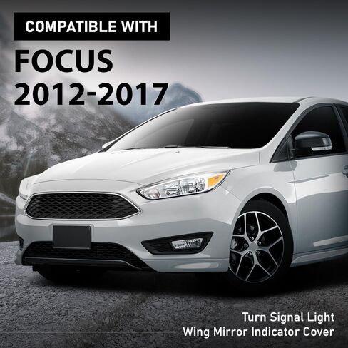 G-plus pair rireview mirror conducator cover cover tend light light ، متوافق مع Ford Focus MK2 FaceLift 2008-2011/ mk3 2012-2017 ، LH Driver & RH Side 2PCS in Saudi Arabia