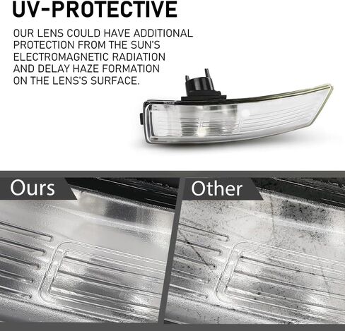 G-plus pair rireview mirror conducator cover cover tend light light ، متوافق مع Ford Focus MK2 FaceLift 2008-2011/ mk3 2012-2017 ، LH Driver & RH Side 2PCS in Saudi Arabia