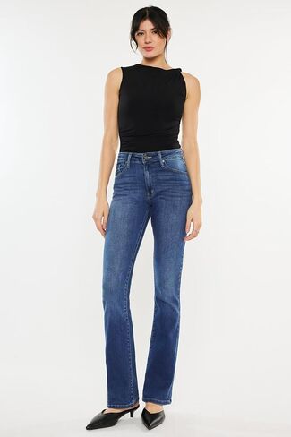 Kancan - Denver High Rise Bootcut Jeans - Essential ، KC20004 in Saudi Arabia