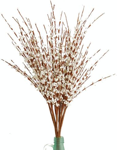 10 Pieces 29.5" Long of Artificial Flowers Fake Flowers, Artificial Flowers for Wedding Home Office Party Hotel Indoor or Yard Decoration(White) (10, White) in Kuwait
