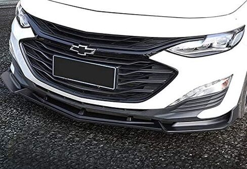 Q1-TECH, 9-Piece Front Bumper Body Kit Lip & Side Skirt Extensions Diffuser Set Compatible with 2019 2020 2021 Chevrolet Malibu, Front Lip Spoiler Air Chin Body Kit Splitter ABS (Matt Black) in Saudi Arabia