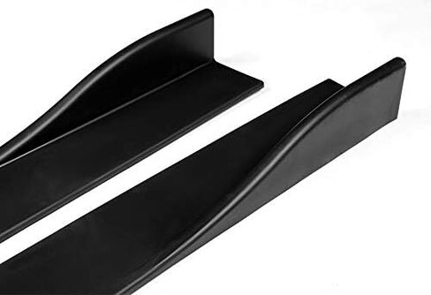 Q1-TECH, 9-Piece Front Bumper Lip & Side Skirt Extensions Diffuser Compatible with 2012 Honda Civic 4DR/Sedan (Gen 9th Only), Front Lip Spoiler Air Chin Body Splitter ABS (Matt Black) in Kuwait