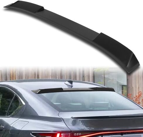 W-POWER, Rear Window Roof Spoiler Compatible with 2021-2025 Lexus IS300 / IS350 / IS500, Rear Window Roof Visor Spoiler Wing, 2022 2023 2024, ABS (Painted Black) in Saudi Arabia