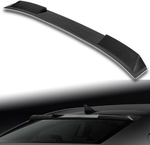 W-POWER, Rear Window Roof Spoiler Compatible with 2021-2025 Lexus IS300 / IS350 / IS500, Rear Window Roof Visor Spoiler Wing, 2022 2023 2024, ABS (Painted Black) in Saudi Arabia