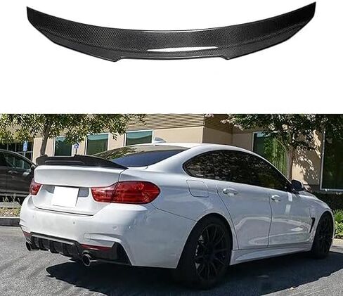 Real Carbon Fiber Trunk Spoiler Compatible with 2015-2020 BMW 4-Series F36 4-Door Gran Coupe in Saudi Arabia