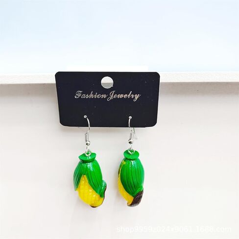 Dreuyet Handmade Lifelike Cute Yellow Corn Earrings - Thanksgiving & Halloween Fashion Jewelry in Saudi Arabia