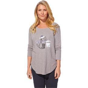 Escape by Habitat High-Low 3/4 Sleeve Top in Saudi Arabia
