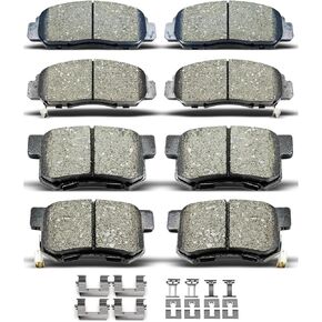 D537 D787 8pcs Ceramic Front Rear Brake Pads With Clips Fit For Acura TSX 2004-2008,For Honda For Accord 2003-2007 in Saudi Arabia
