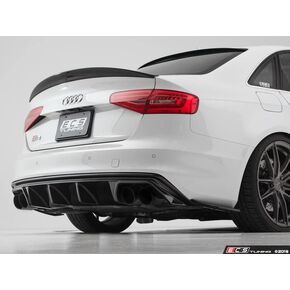 ECS - Rear Diffuser (Gloss Black) Compatible with Audi B8.5 S4 / A4 S-Line in Saudi Arabia