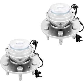 PM Auto Front Wheel Hub Presening Assembly Placbly For 2007-2013 Chevrolet Silverado 1500 RWD ، Wheel Bearing Hubs زوج 2 in Saudi Arabia