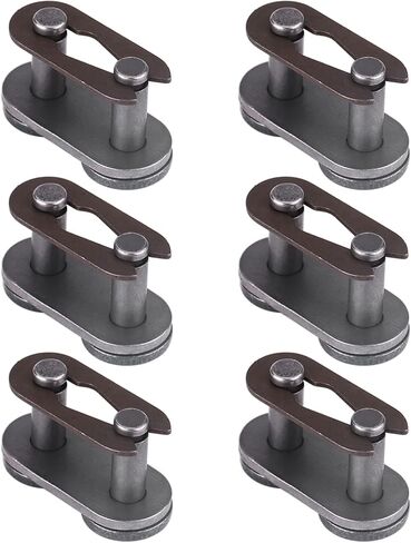 415 Chain Master Link Pack of 5 Carbon Steel 2-Stroke Motorized Bike Chain Parts 12.5 mm Pitch 4 mm Shaft Diameter Carbon Steel in Saudi Arabia