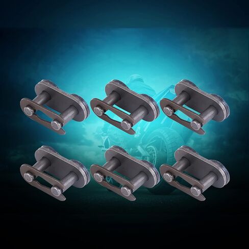 415 Chain Master Link Pack of 5 Carbon Steel 2-Stroke Motorized Bike Chain Parts 12.5 mm Pitch 4 mm Shaft Diameter Carbon Steel in Saudi Arabia