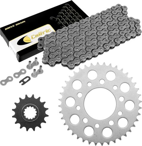 سلسلة محرك Caltric و Sprockets مجموعة متوافقة مع Honda VF750C VF750CD MAGNA 750 RC43 1994-2004 in Saudi Arabia