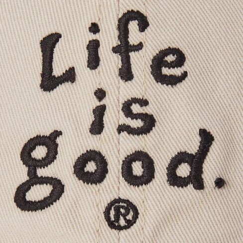 Life is Good - Unisex Vintage Wordmark Stacked Bucket Hat in Saudi Arabia