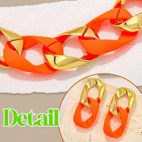 Colorful Choker Necklace Jewelry Set Chunky Statement Necklace Earring Sets Festival Necklaces Accessories for Women in Kuwait
