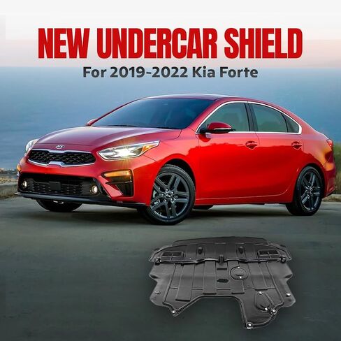 FITRITE AUTO Parts New Engine Splash Shield for 2019-2022 Kia Forte, Under Cover, Front, 1.6L Engine Models, Sedan KI1228171 29110M7100 in Saudi Arabia