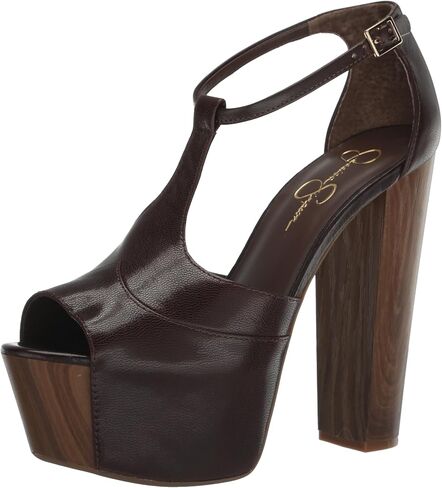 Jessica Simpson Women's Dany Sandal-Platform, Walnut, 10 in Saudi Arabia