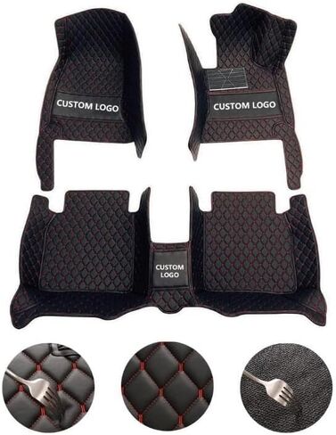 Luxury Custom Car Floor Mats fit for Lexus ES,GS,GX,is,LS,SC,CT,RC,RX,Waterproof and Non-Slip Material by HAIUIKIK (All Black) in Saudi Arabia