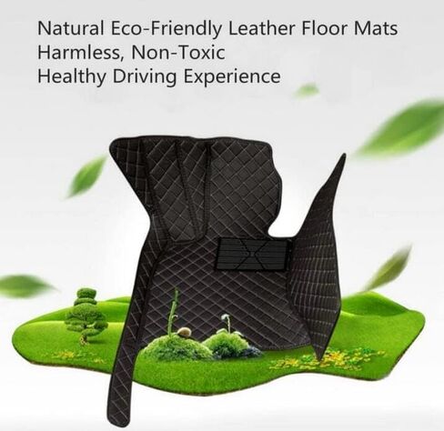 Luxury Custom Car Floor Mats fit for Lexus ES,GS,GX,is,LS,SC,CT,RC,RX,Waterproof and Non-Slip Material by HAIUIKIK (All Black) in Saudi Arabia