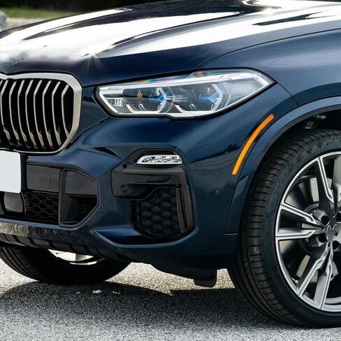 EVGATSAUTO Car Fog Light Grille Trim Molding Cover for X5 G05 M50 Pre LCI 2019-2023 (Glossy Black) in Saudi Arabia