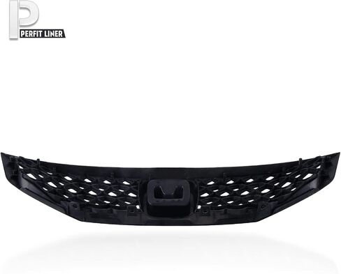 Perfit Liner New Front Black Grille Grill Compatible With 2009 2010 2011 HONDA Civic Coupe Fits HO1200199 71121SVAA50 in Saudi Arabia