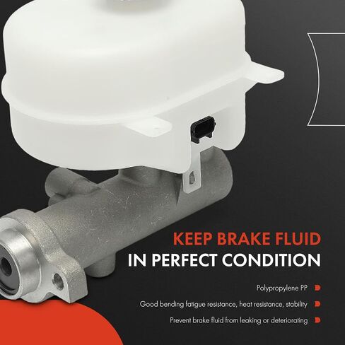 A-Premium Brake Master Cylinder with Reservoir and Sensor Compatible with Ford Model - 2011-2012 - F-250 Super Duty, F-350 Super Duty, F-450 Super Duty, F-550 Super Duty - Replace# 13-4520 in Saudi Arabia
