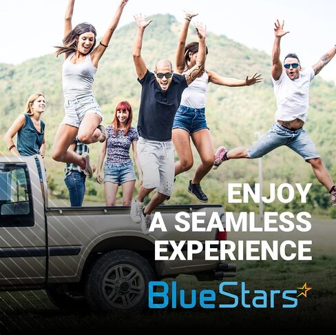 Bluestars مقبض الباب الخارجي الأمامي - لعام 1999-2007 Chevy Silverado 1500 2500 3500 Classic Suburban Tahoe Avalanche GMC Sierra Yukon XL Cadillac Escalade ESV - استبدال 15034985 15034986 in Saudi Arabia