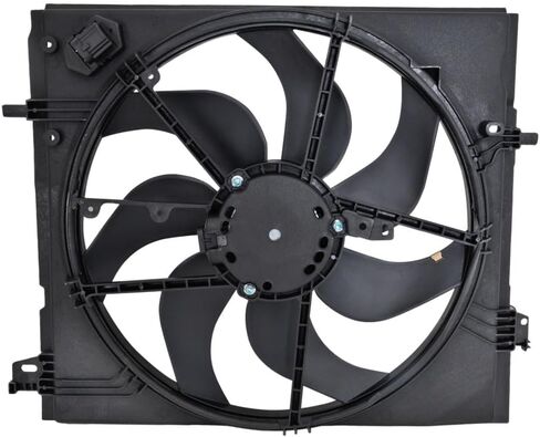 KarParts360 For Nissan Rogue Sport 2017 18 19 20 21 2022 Radiator Fan | Single Fan | Replacement For NI3115162 | 214816MA0B in Saudi Arabia