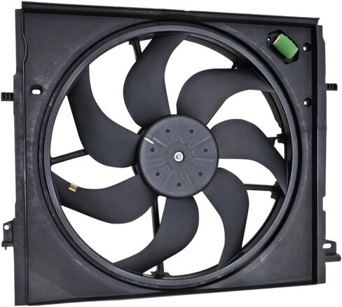 KarParts360 For Nissan Rogue Sport 2017 18 19 20 21 2022 Radiator Fan | Single Fan | Replacement For NI3115162 | 214816MA0B in Saudi Arabia