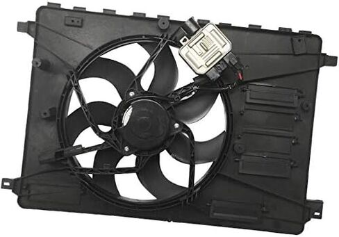Auxiliary Cooling Fan Assembly with Control Module - Compatible with 2008-2012 Land Rover LR2 (for Models with Standard Cooling) in Saudi Arabia