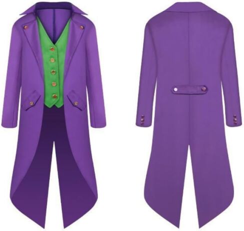 Mens Steampunk Vintage Tailcoat Jacket Renaissance Pirate Vampire Gothic Victorian Frock Coat Uniform Halloween Costume in Saudi Arabia